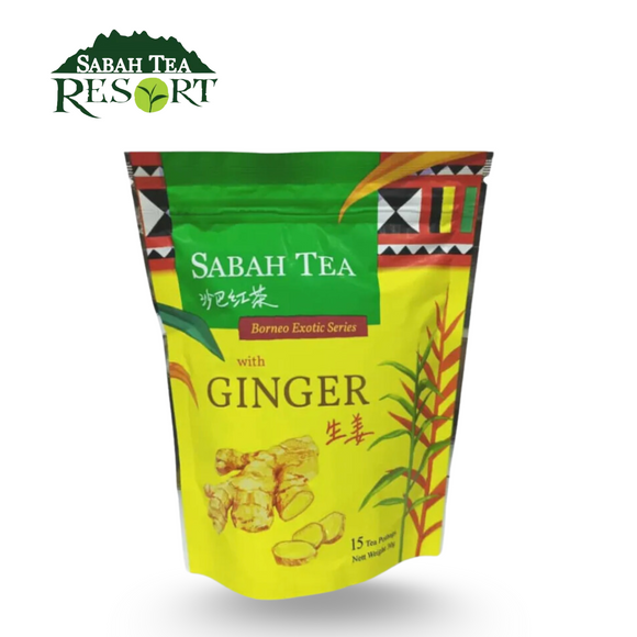 Sabah Tea Ginger (Borneo Exotic) Teabags 15 x 2g