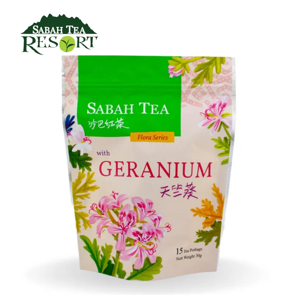 Sabah Tea  Flora - Geranium ( 15 x 2g) (Available end of Nov24)