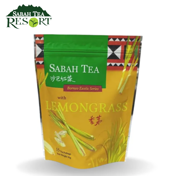 Sabah Tea Lemongrass (Borneo Exotic) Teabags 15 x 2g