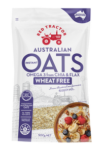 Red Tractor Omega 3 Wheat Free Australian Instant Oats (500g) (Available late Jan 25)