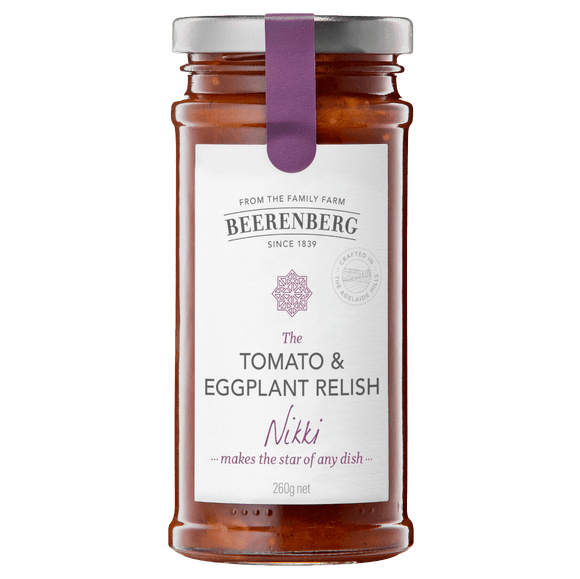 Beerenberg Eggplant Tomato Relish (260g) - Mrs Free Singapore