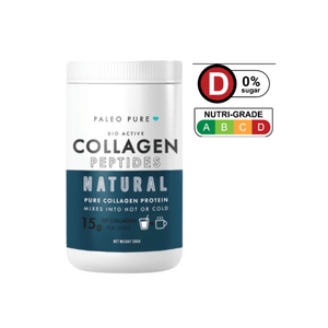 Paleo Pure Bioactive Collagen Peptides - Natural (300g) - Mrs Free Singapore