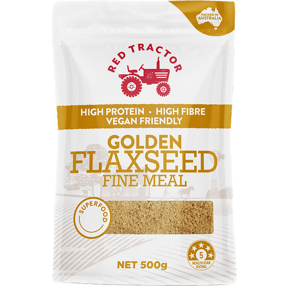 Red Tractor Golden Flaxseed Fine Meal (500g) - Mrs Free Singapore