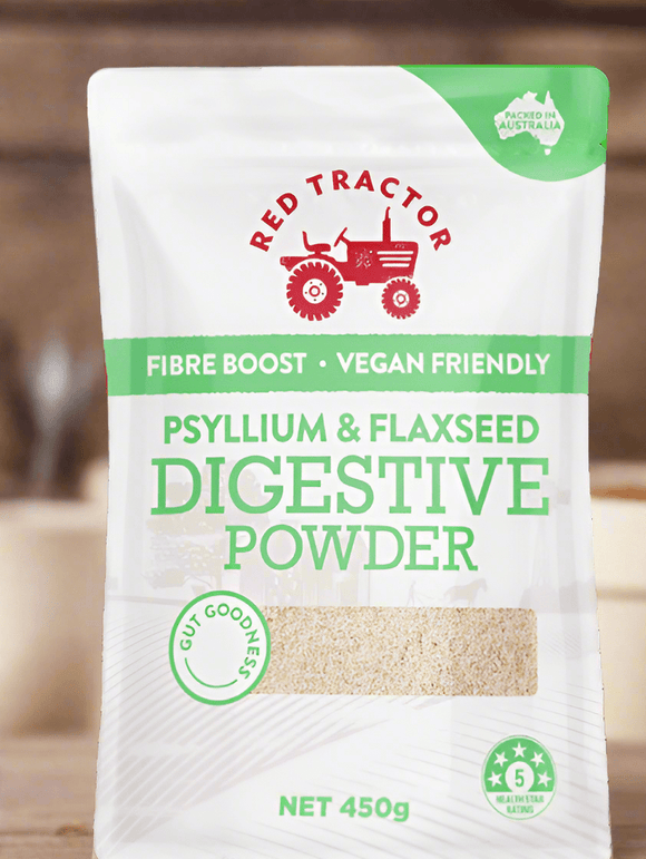 Red Tractor Psyllium Flaxseed Digestive Powder (450g) (1 for 1) - Mrs Free Singapore