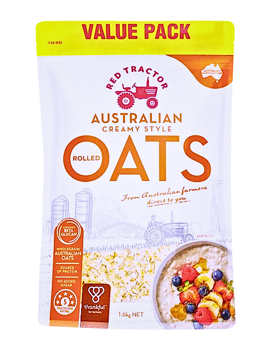 Red Tractor Australian Rolled Oats 1.6 kg