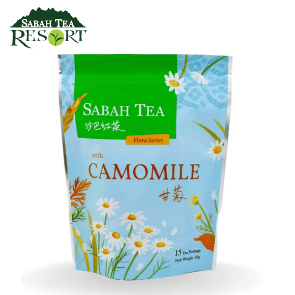 Sabah Tea Camomile (Flora ) Teabags 15 x 2g - Mrs Free Singapore