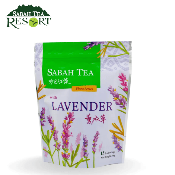 Sabah Tea Floral Tea Series - Lavender (15 x 2g) - Mrs Free Singapore