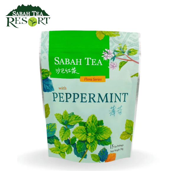 Sabah Tea Floral Tea Series - Peppermint (15 x 2g) - Mrs Free Singapore