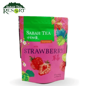 Sabah Tea Strawberry (Fruit) Teabags 15 x 2g - Mrs Free Singapore